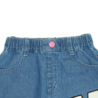 Japanese BDL x Disney Denim Skirt 80-140cm Girls Summer SKIRTS 