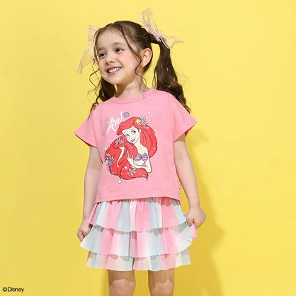 Japanese BDL x Disney Princess Tops and Pants Set (100-130cm) for Girls Summer 