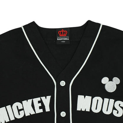 Japanese BDL x Disney Baseball Shirt 80-140cm Girls Summer TOPS 