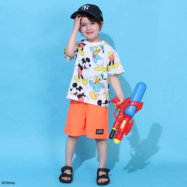 Japanese BDL x Disney casual tops and shorts set 80-120cm boys' summer TOPS PANTS 