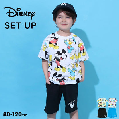 Japanese BDL x Disney casual tops and shorts set 80-120cm boys' summer TOPS PANTS 