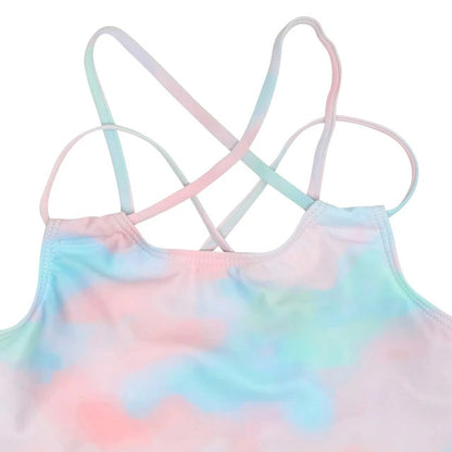 Japanese children's clothing BDL amphibious swimsuit top set 90-140cm girls summer TOPS summer swimming swimsuit special 