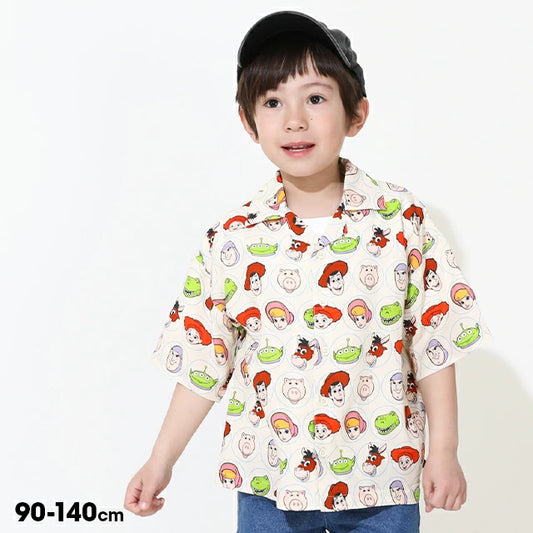 Japanese BDL x Disney Toy Story Shirt 90-140cm Boys Summer TOPS 