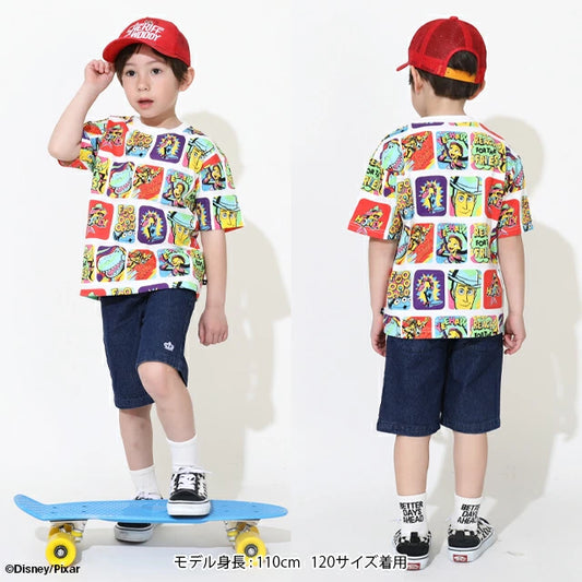 Japanese BDL x Disney Toy Story Printed Top (80-150cm) for Boys (Summer) 