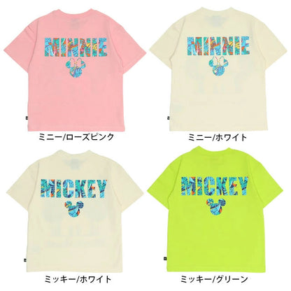 Japanese BDL x Disney parent-child print tops (80-150cm) for boys and girls (summer TOPS) 