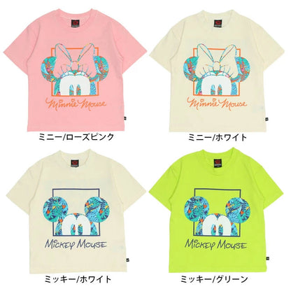 Japanese BDL x Disney parent-child print tops (80-150cm) for boys and girls (summer TOPS) 