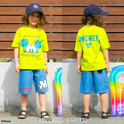 Japanese BDL x Disney parent-child print tops (80-150cm) for boys and girls (summer TOPS) 