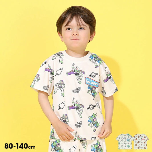 Japanese BDL x Disney Toy Story Mesh Print Top 80-140cm Boys Summer TOPS 
