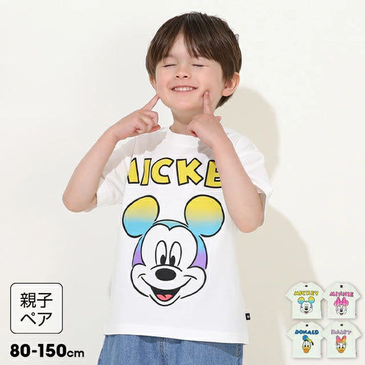 Japanese BDL x Disney parent-child print tops (80-150cm) for boys and girls (summer TOPS) 