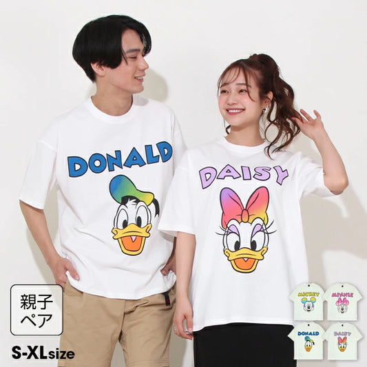 Japanese BDL x Disney parent-child print tops (S-XL, adult size, summer TOPS) 