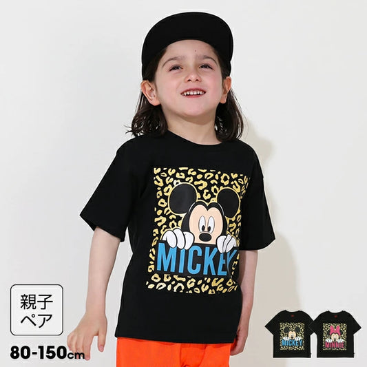 Japanese BDL x Disney parent-child print tops (80-150cm) for boys and girls (summer TOPS) 