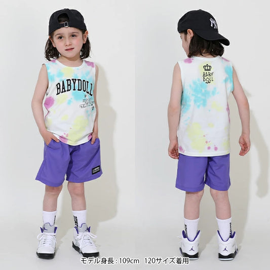 Japanese children's clothing BDL printed vest 80-140cm boys' summer TOPS 