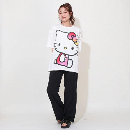 Japanese children's clothing BDL x Sanrio parent-child print top SL adult summer TOPS 
