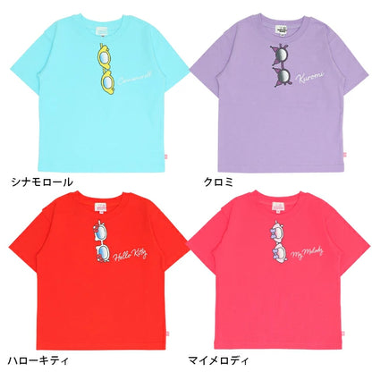 Japanese BDL x Sanrio Parent-child Print Tops 80-140cm Girls Summer TOPS 