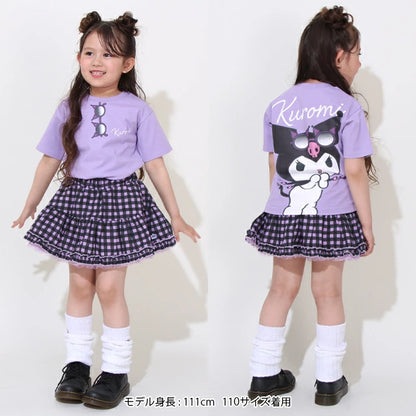 Japanese BDL x Sanrio Parent-child Print Tops 80-140cm Girls Summer TOPS 