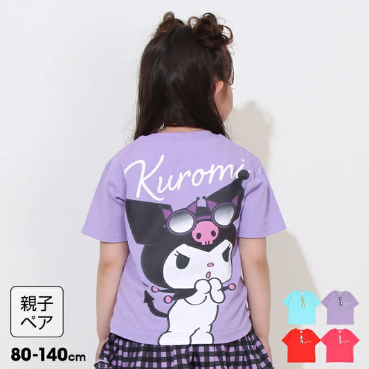 Japanese BDL x Sanrio Parent-child Print Tops 80-140cm Girls Summer TOPS 
