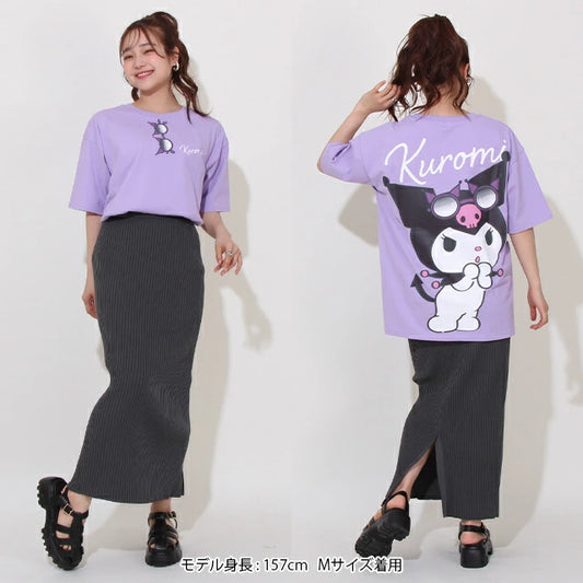 Japanese children's clothing BDL x Sanrio parent-child print top SL adult summer TOPS 
