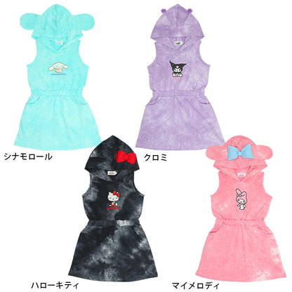 Japanese BDL x Sanrio Hooded Vest Dress (90-130cm) for Girls Summer 