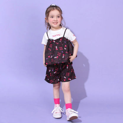Japanese children's clothing BDL x Sanrio pattern lace-up shorts 80-140cm girls' summer PANTS 