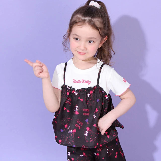 Japanese BDL x Sanrio Tank Top Two-Piece Set 80-140cm Girls Summer TOPS 