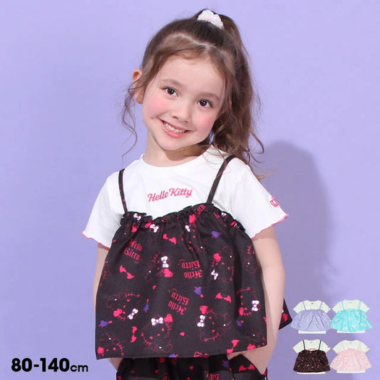 Japanese BDL x Sanrio Tank Top Two-Piece Set 80-140cm Girls Summer TOPS 