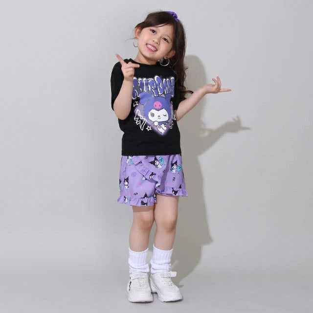 Japanese BDL x Sanrio Parent-child Print Tops (80-150cm) for Girls (Summer) 