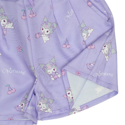 Japanese children's clothing BDL x Sanrio pattern lace-up shorts 80-140cm girls' summer PANTS 