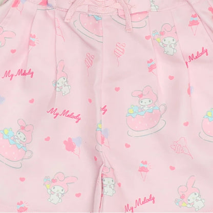 Japanese children's clothing BDL x Sanrio pattern lace-up shorts 80-140cm girls' summer PANTS 