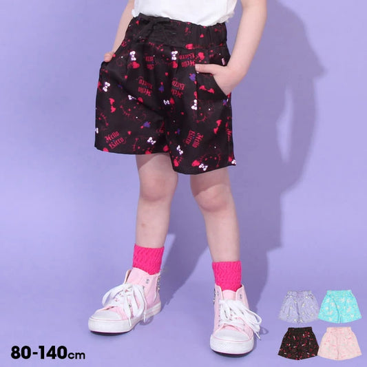 Japanese children's clothing BDL x Sanrio pattern lace-up shorts 80-140cm girls' summer PANTS 