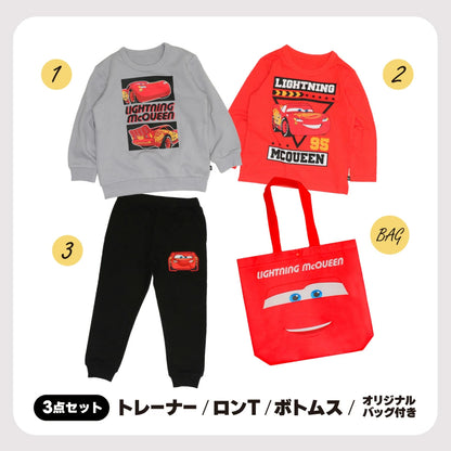 日本直送 BABYDOLL x Disney Cars福袋3點 90-140cm 男童款 2026年日本新春福袋 【日本預售：2026年1月1日】