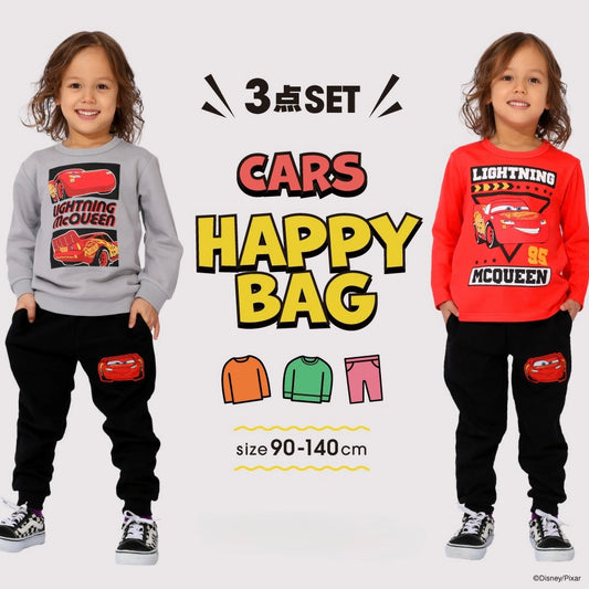 日本直送 BABYDOLL x Disney Cars福袋3點 90-140cm 男童款 2026年日本新春福袋 【日本預售：2026年1月1日】