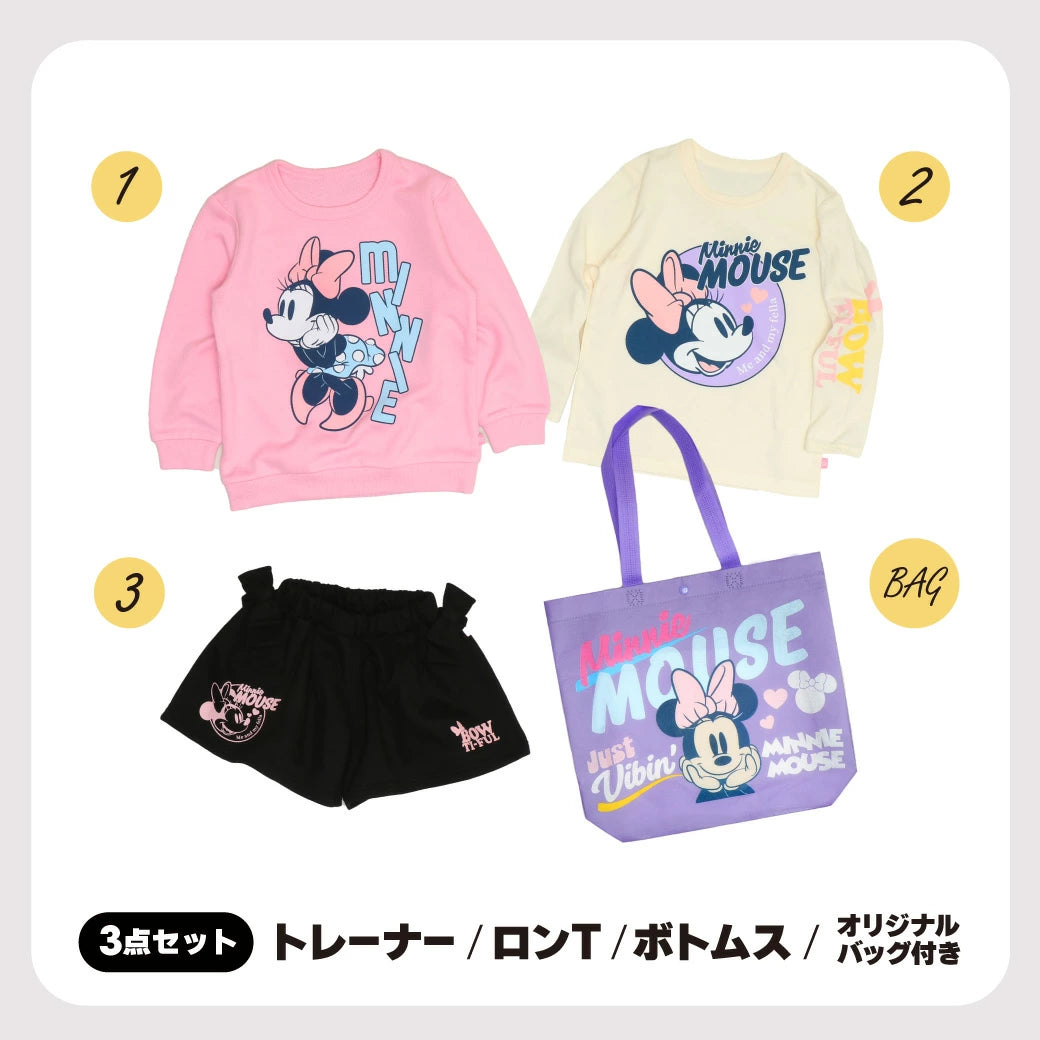 日本直送 BABYDOLL x Disney 福袋3點 90-140cm 男童款/女童款 2026年日本新春福袋 【日本預售：2026年1月1日】