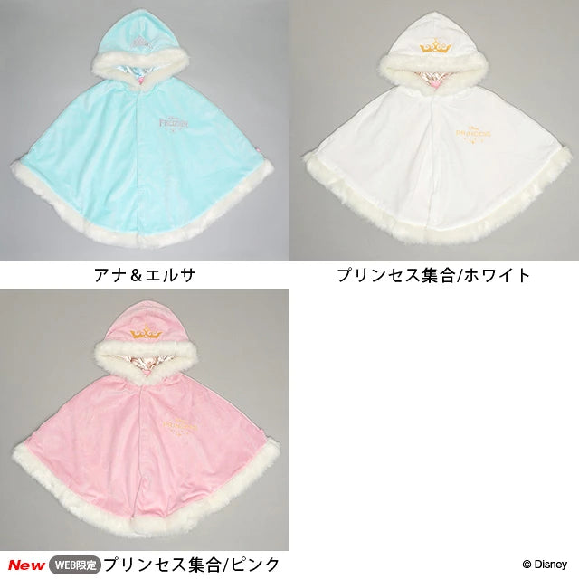 日本童裝 BDL x Disney 公主披肩 90-130cm 女童款 冬季 (適合香港平均溫度、寒冷天氣）OUTERWEAR