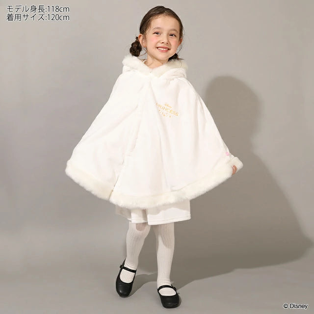 日本童裝 BDL x Disney 公主披肩 90-130cm 女童款 冬季 (適合香港平均溫度、寒冷天氣）OUTERWEAR