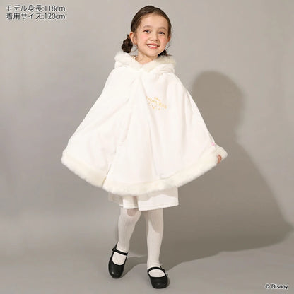 日本童裝 BDL x Disney 公主披肩 90-130cm 女童款 冬季 (適合香港平均溫度、寒冷天氣）OUTERWEAR