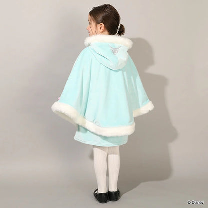 日本童裝 BDL x Disney 公主披肩 90-130cm 女童款 冬季 (適合香港平均溫度、寒冷天氣）OUTERWEAR