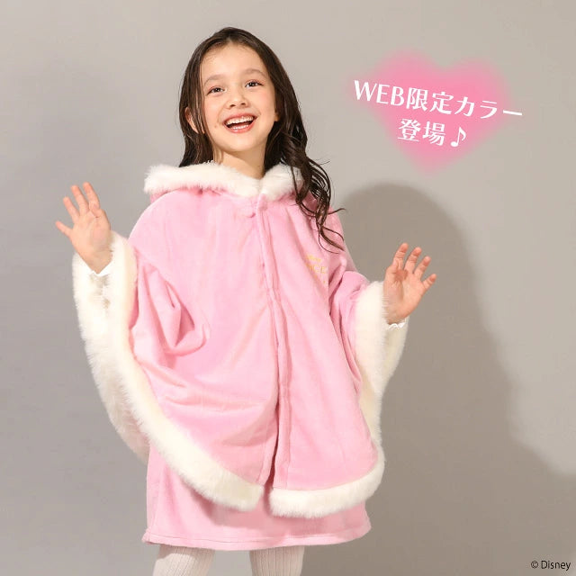 日本童裝 BDL x Disney 公主披肩 90-130cm 女童款 冬季 (適合香港平均溫度、寒冷天氣）OUTERWEAR