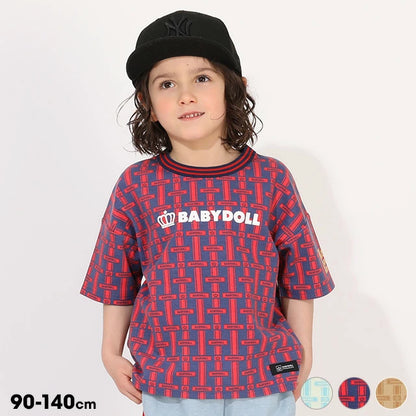 Japanese BDL x Disney parent-child print tops (80-150cm) for boys and girls (summer TOPS) 