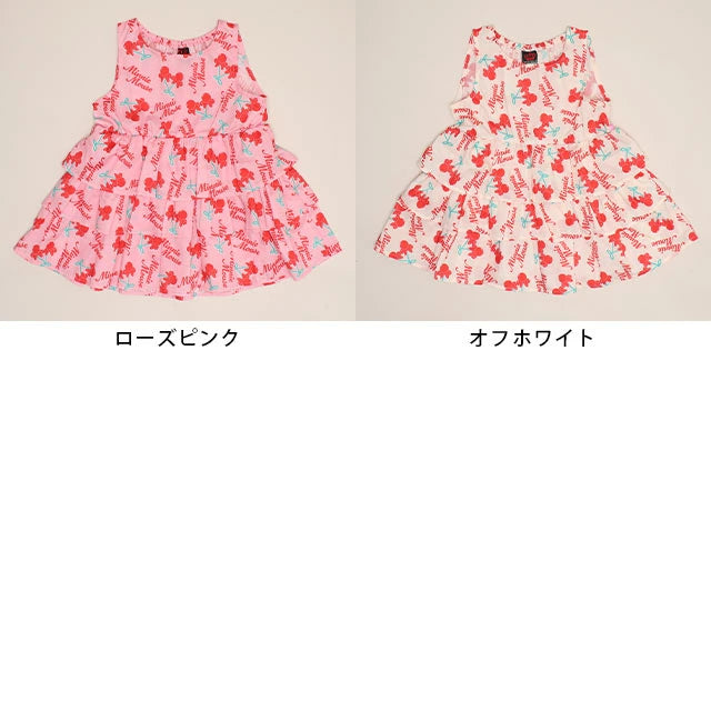 日本童裝 BDL x Disney 親子裝 米妮背心襯衫 90-130cm 女童款 夏季 TOPS