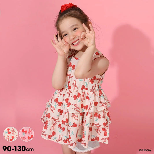 日本童裝 BDL x Disney 親子裝 米妮背心襯衫 90-130cm 女童款 夏季 TOPS