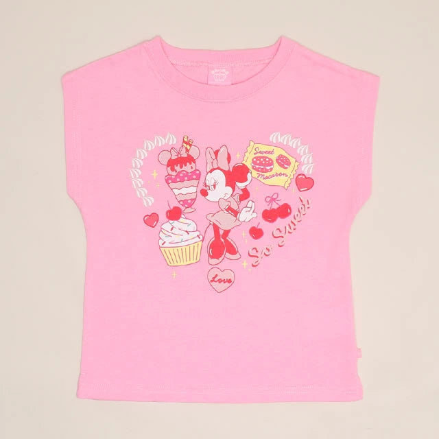 日本童裝 BDL x Disney 米妮印花上衣 90-140cm 女童款 夏季 TOPS