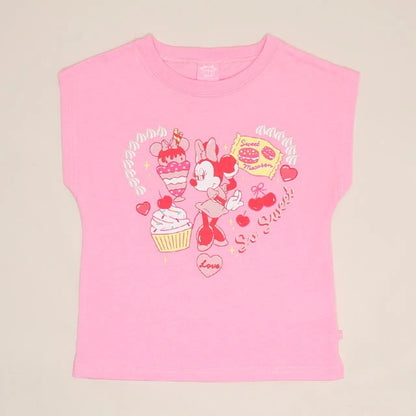 日本童裝 BDL x Disney 米妮印花上衣 90-140cm 女童款 夏季 TOPS