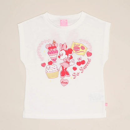 日本童裝 BDL x Disney 米妮印花上衣 90-140cm 女童款 夏季 TOPS