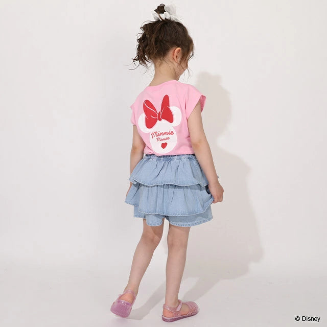 日本童裝 BDL x Disney 米妮印花上衣 90-140cm 女童款 夏季 TOPS