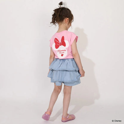 日本童裝 BDL x Disney 米妮印花上衣 90-140cm 女童款 夏季 TOPS