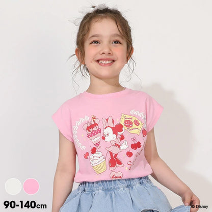 日本童裝 BDL x Disney 米妮印花上衣 90-140cm 女童款 夏季 TOPS