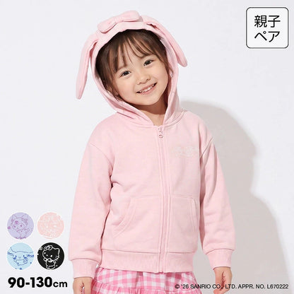 日本童裝 BDL x Sanrio 親子裝 可愛耳仔衛衣外獨 90-130cm 女童款 冬季 OUTERWEAR