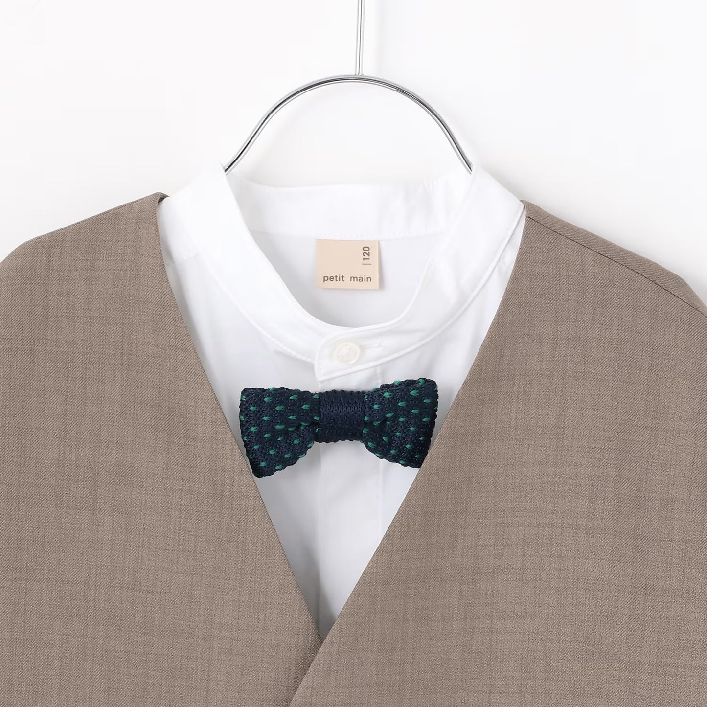 日本童裝 pe#main 禮服三件套裝 110-130cm 男童款 冬季 OUTERWEAR TOPS PANTS 面試/宴會/表演 【日本預售：2026年2月中旬】