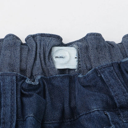 日本童裝 pe#main 寬鬆牛仔短褲 90-130cm 女童款 夏季 PANTS