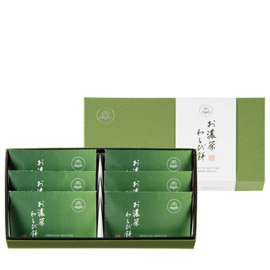 日本直送 菓匠 清閑院 濃抹茶蕨餅 6個入 中秋節 限定手信